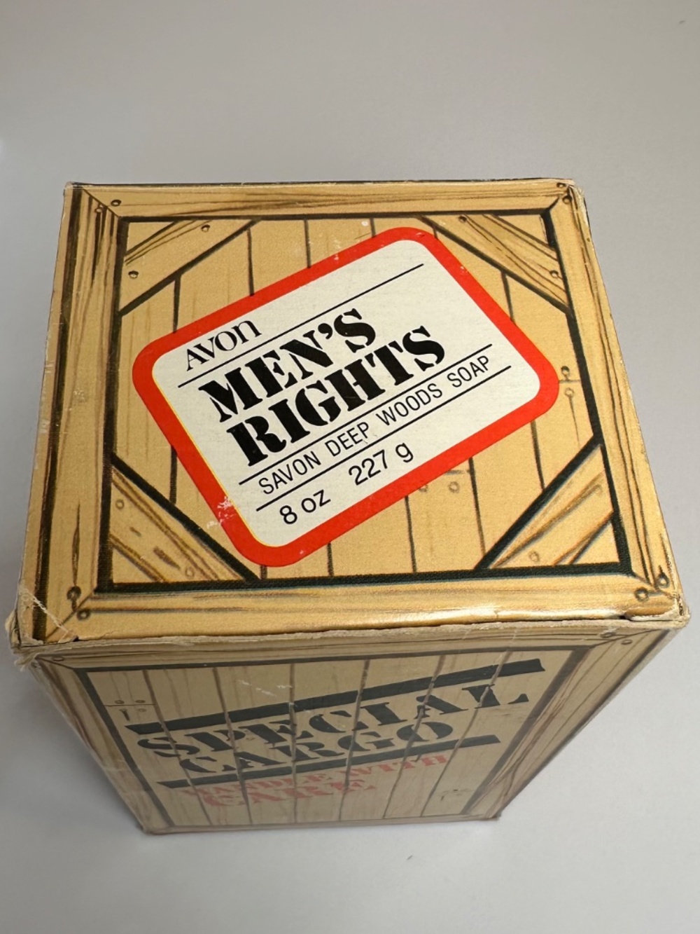 ✨2 for $35✨Vintage Avon Pig Men’s Rights Deep Woods Soap w/Box Novelty - Picture 2 of 6